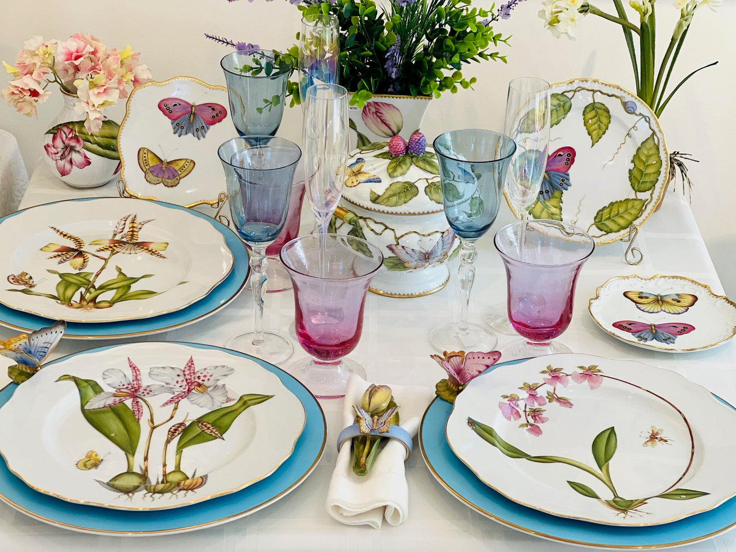 Orchid Dinner Plates