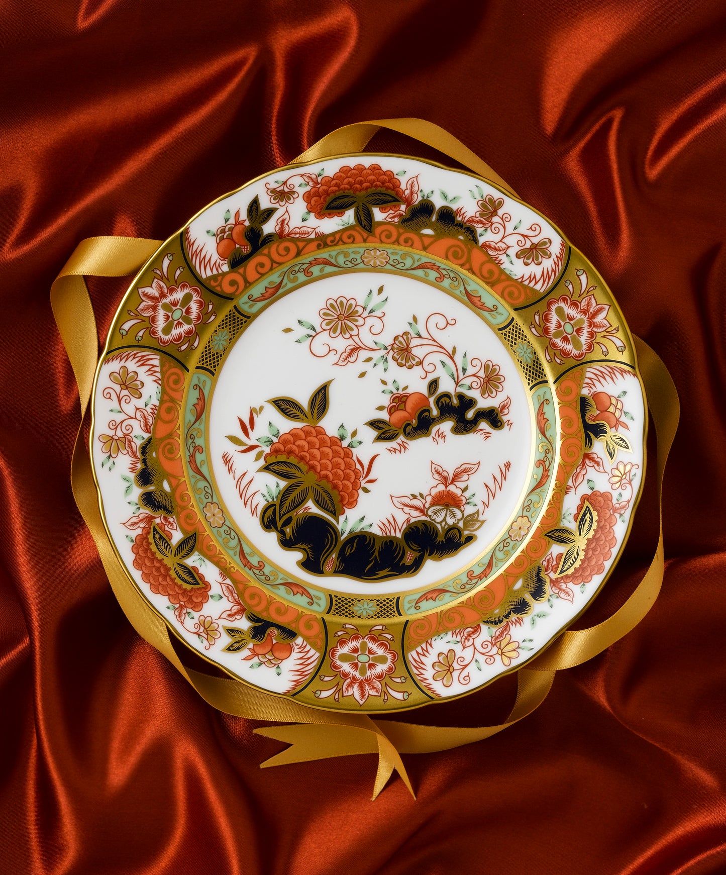 Imari Accent Plate - Imperial Garden
