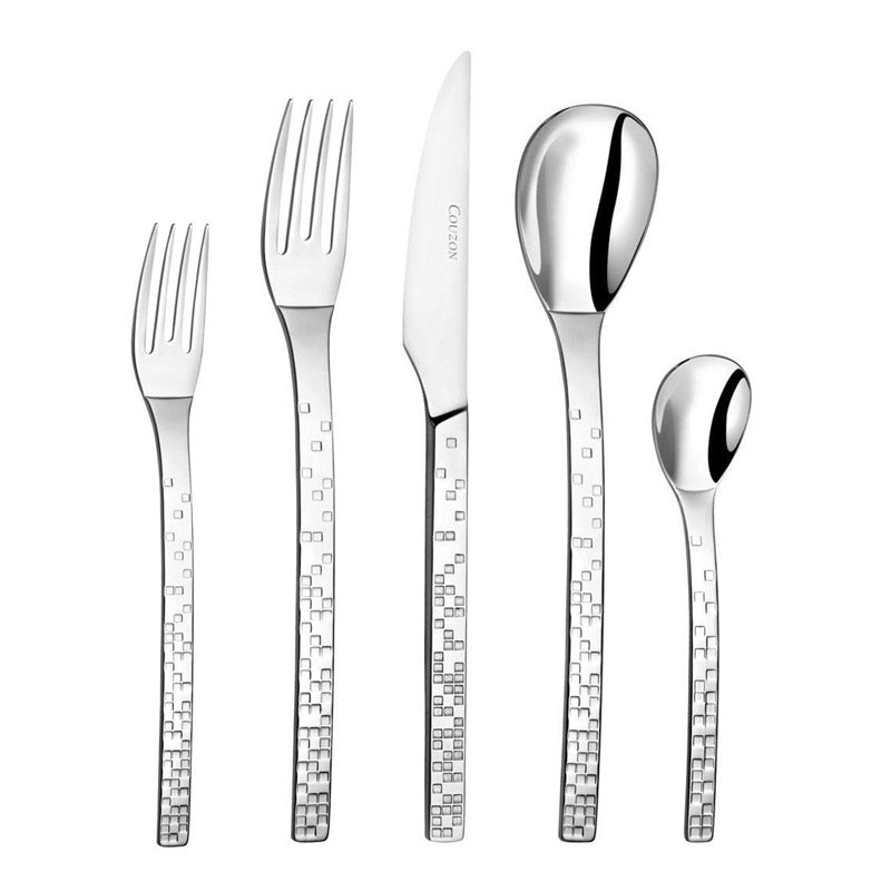 Pix'Elle 3D Stainless Steel - 5 Piece Place Setting