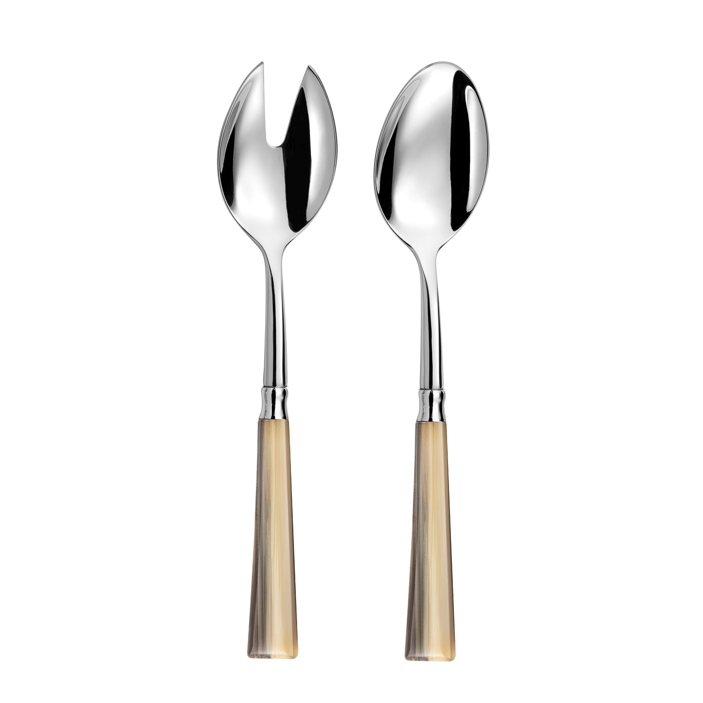 Jupiter - Salad Servers (Marbled Brown)