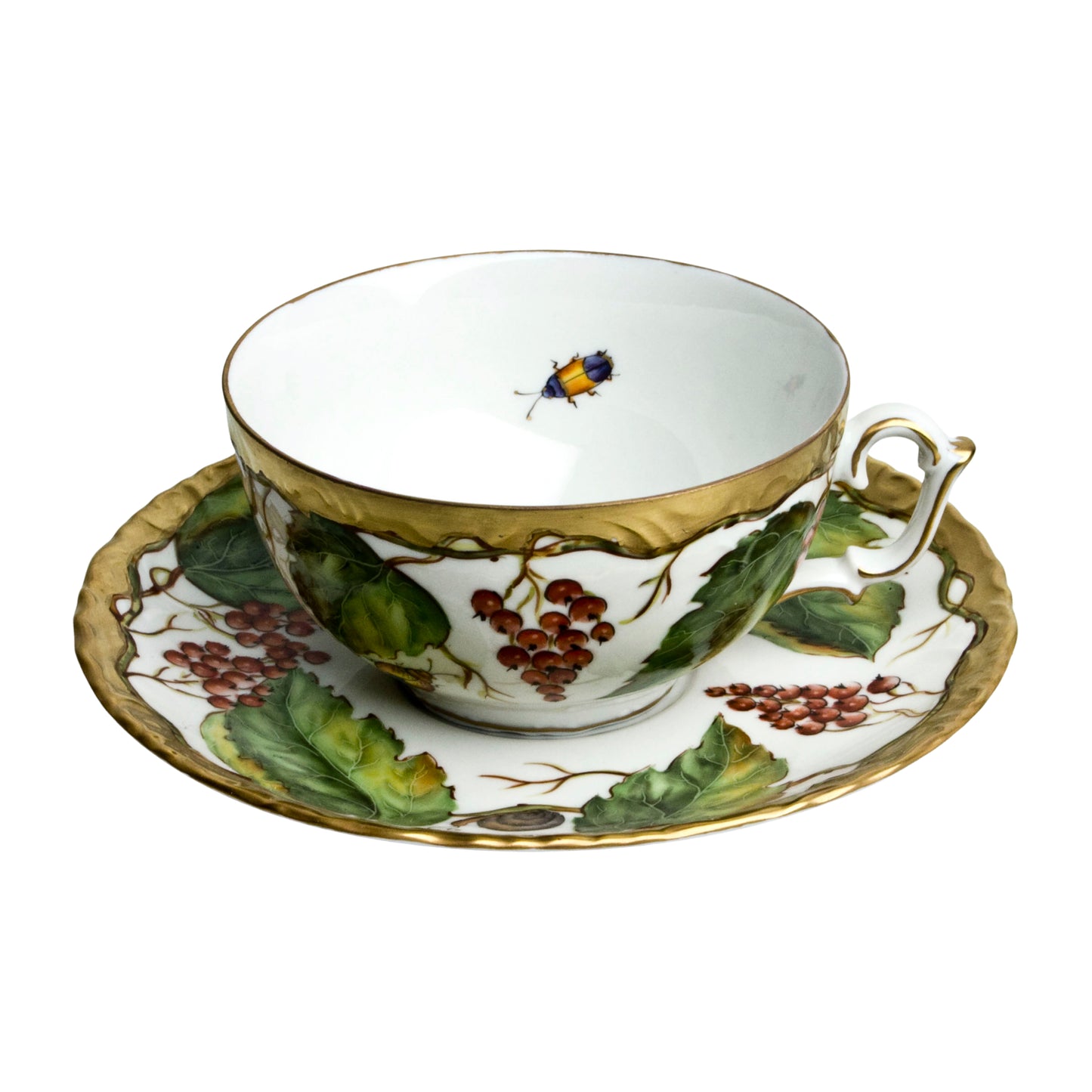 Wildberry Red Tea Cup & Saucer