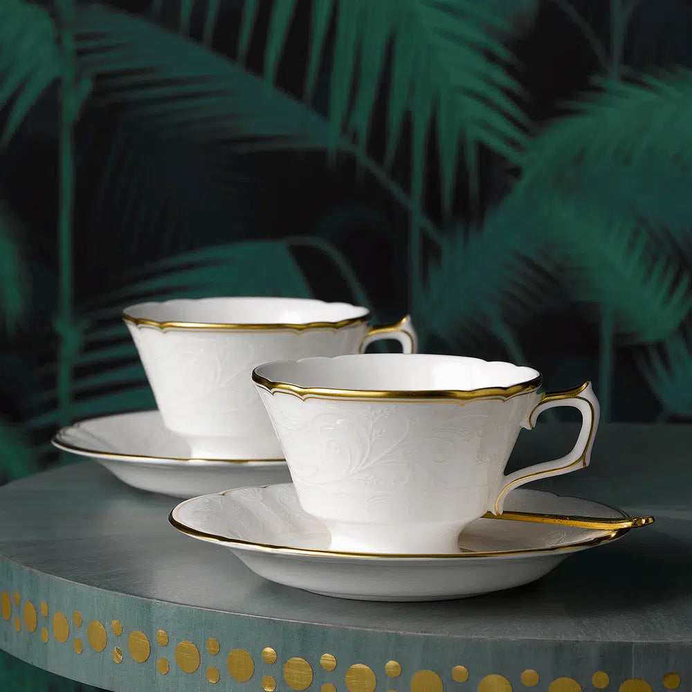 Darley Abbey Gold - Tea Cup & Saucer