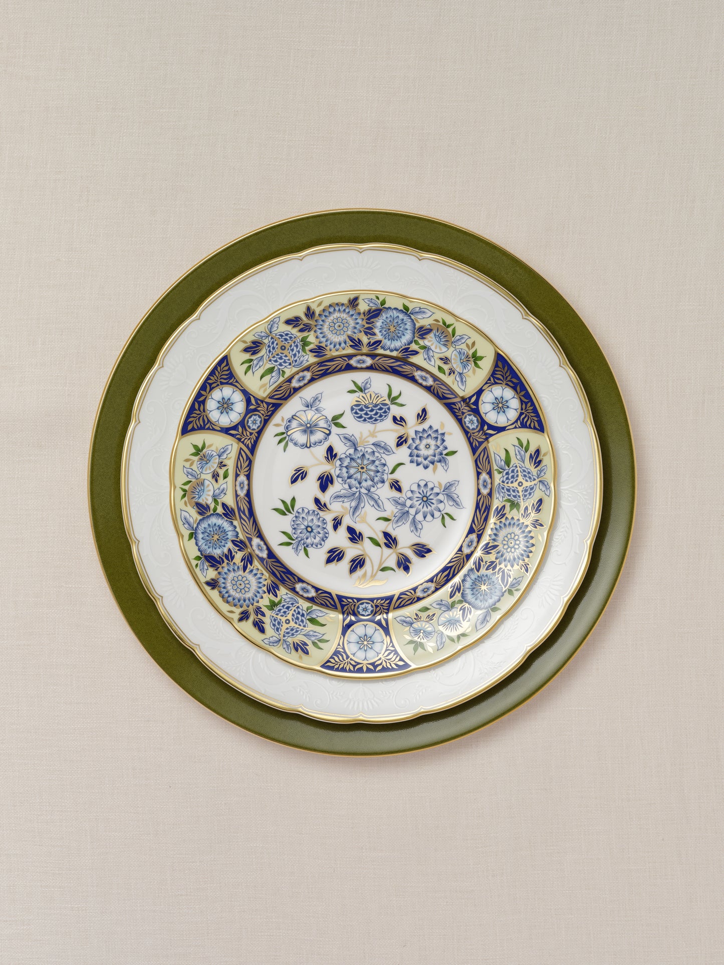 Imari Charger, Green