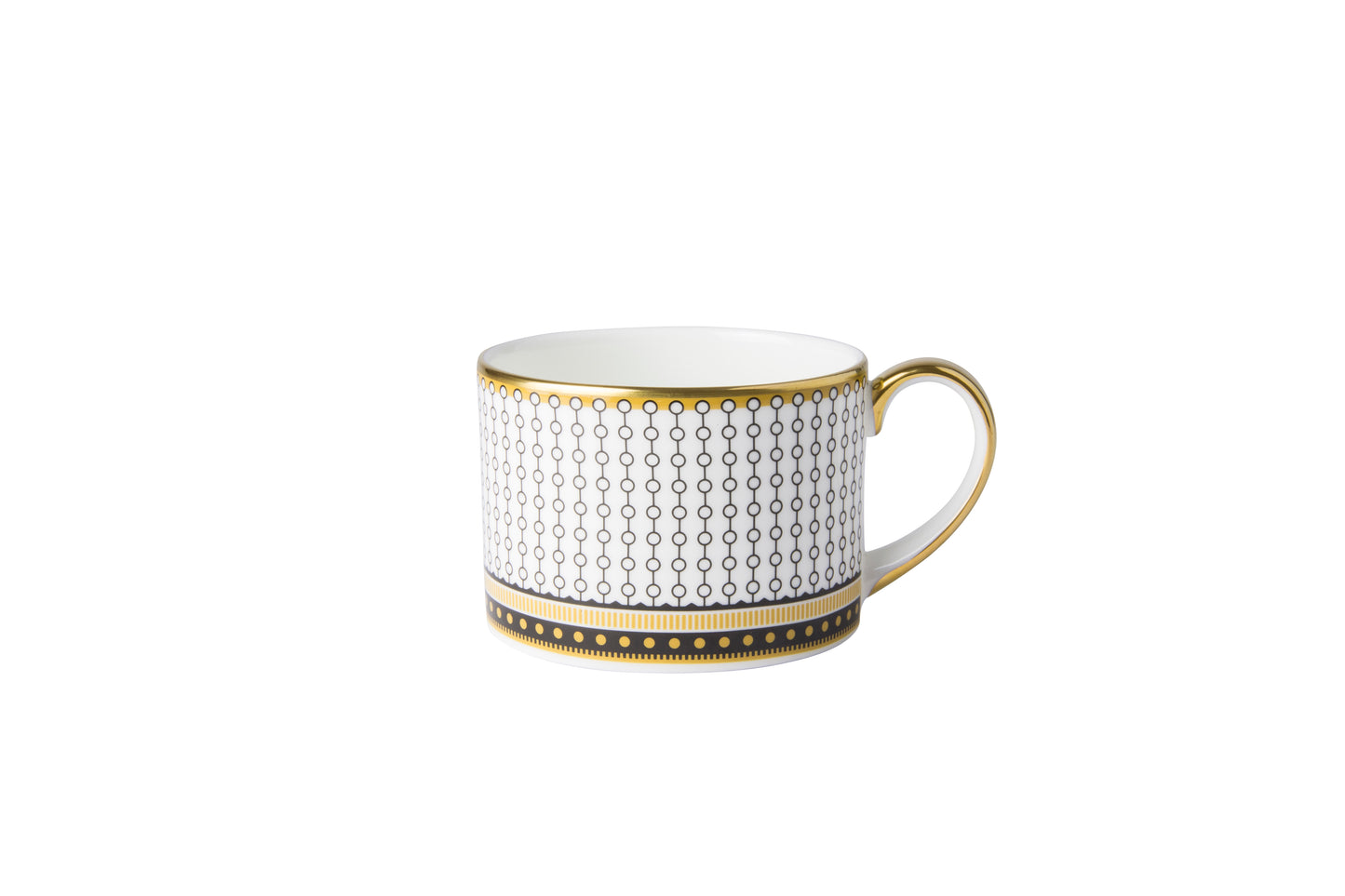 Oscillate Onyx Tea Cup & Saucer