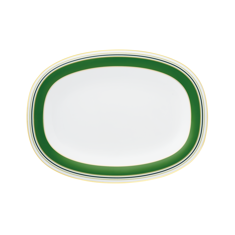 Heritage Green Oval Platters