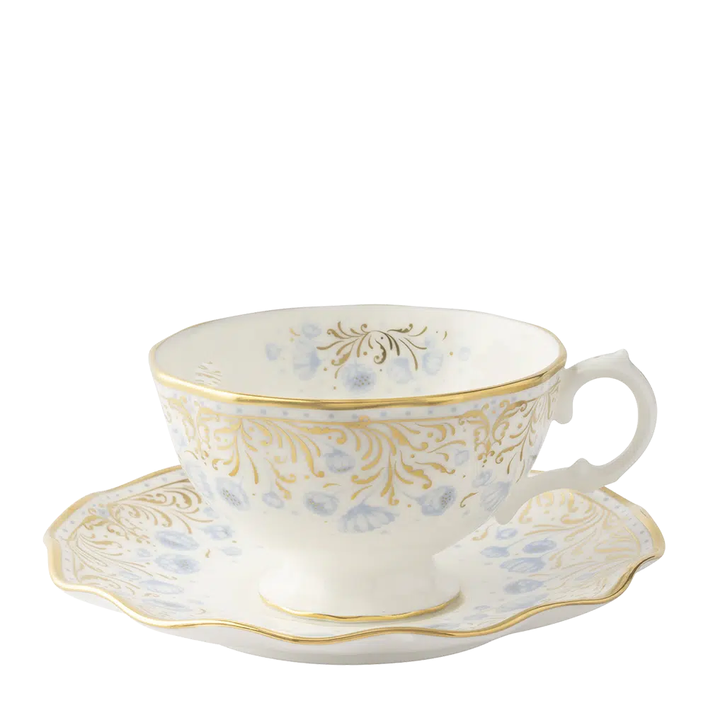 Royal Peony Blue - Tea Cup & Saucer