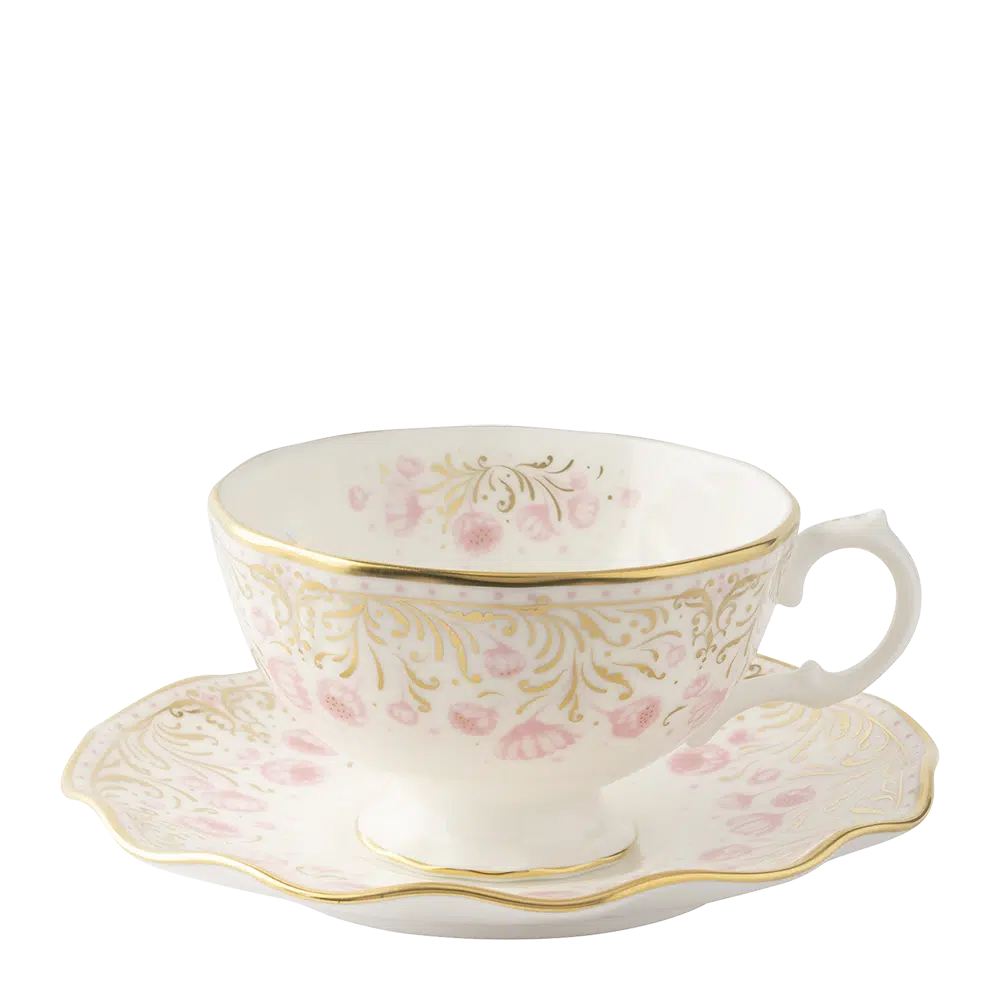 Royal Peony Pink - Tea Cup & Saucer