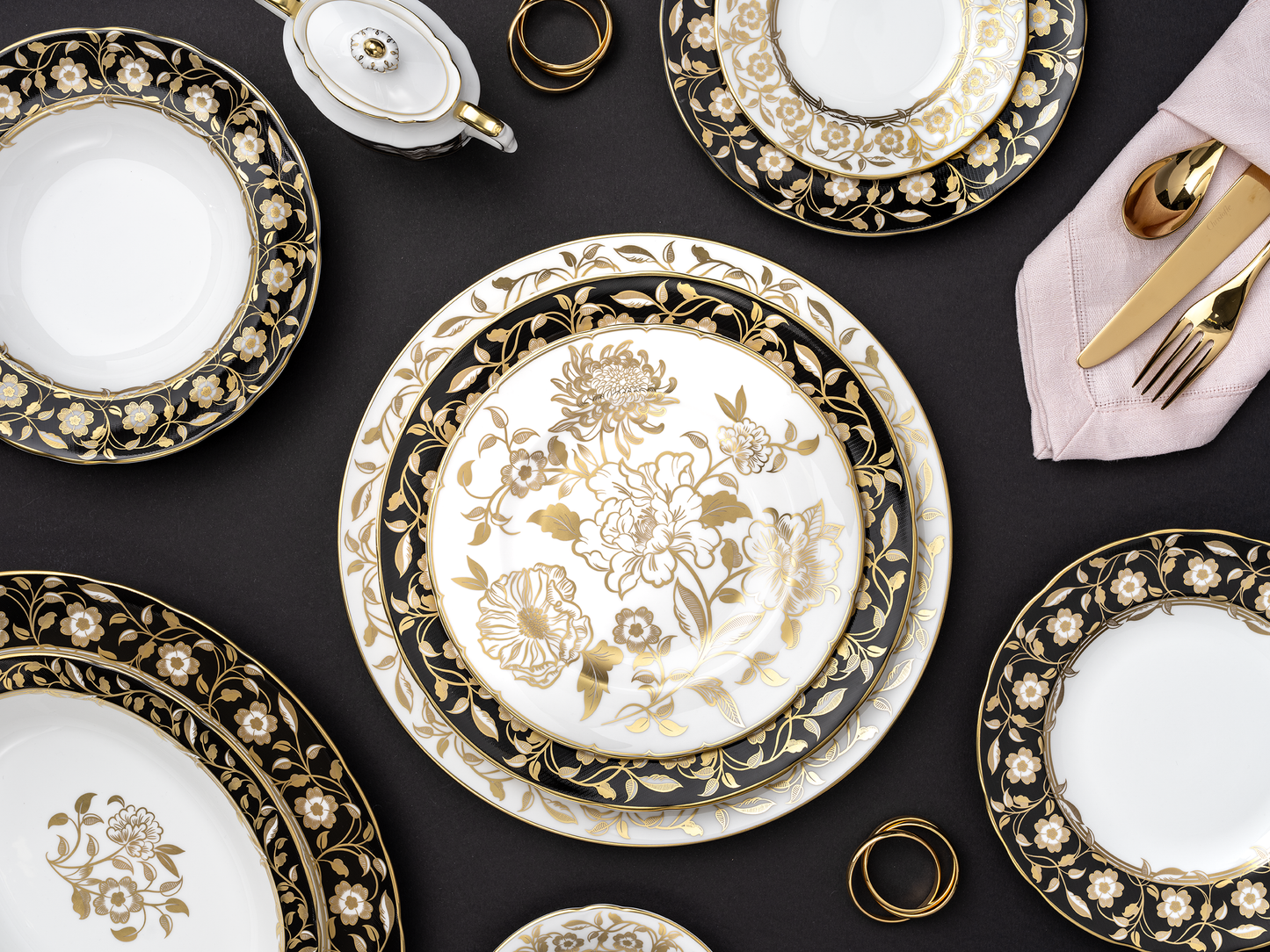Primrose White Bread & Butter Plate
