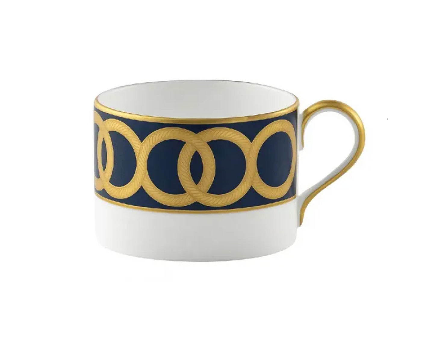Riviera Dream Navy Blue Tea Cup & Saucer