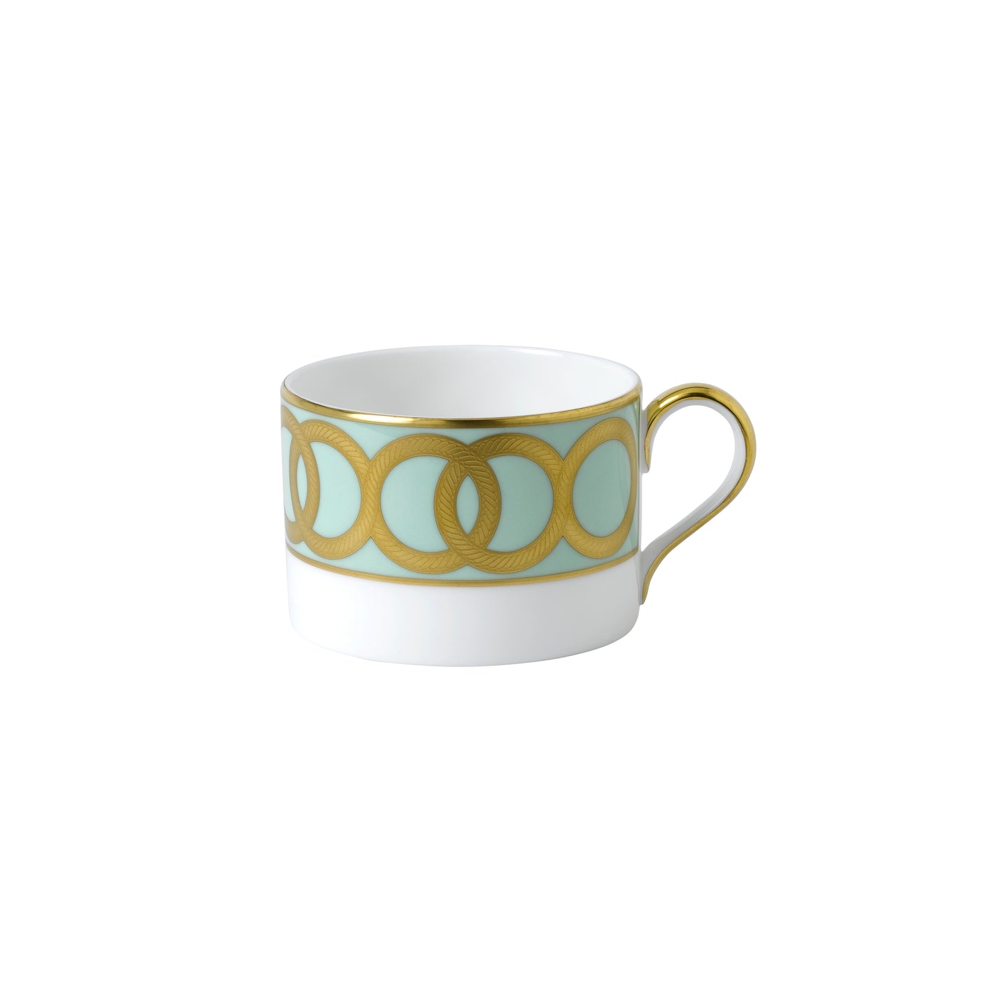 Riviera Dream Mint Green Tea Cup & Saucer