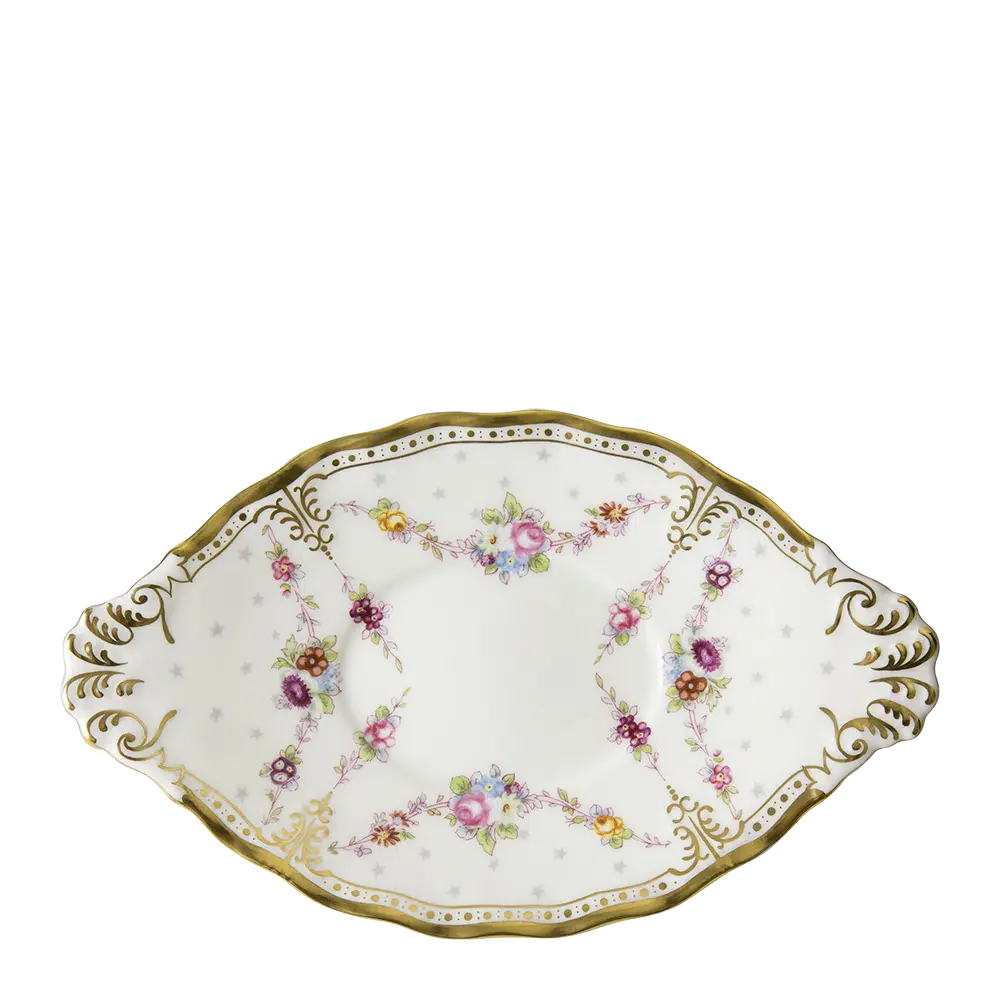 ROYAL ANTOINETTE SAUCE BOAT & STAND