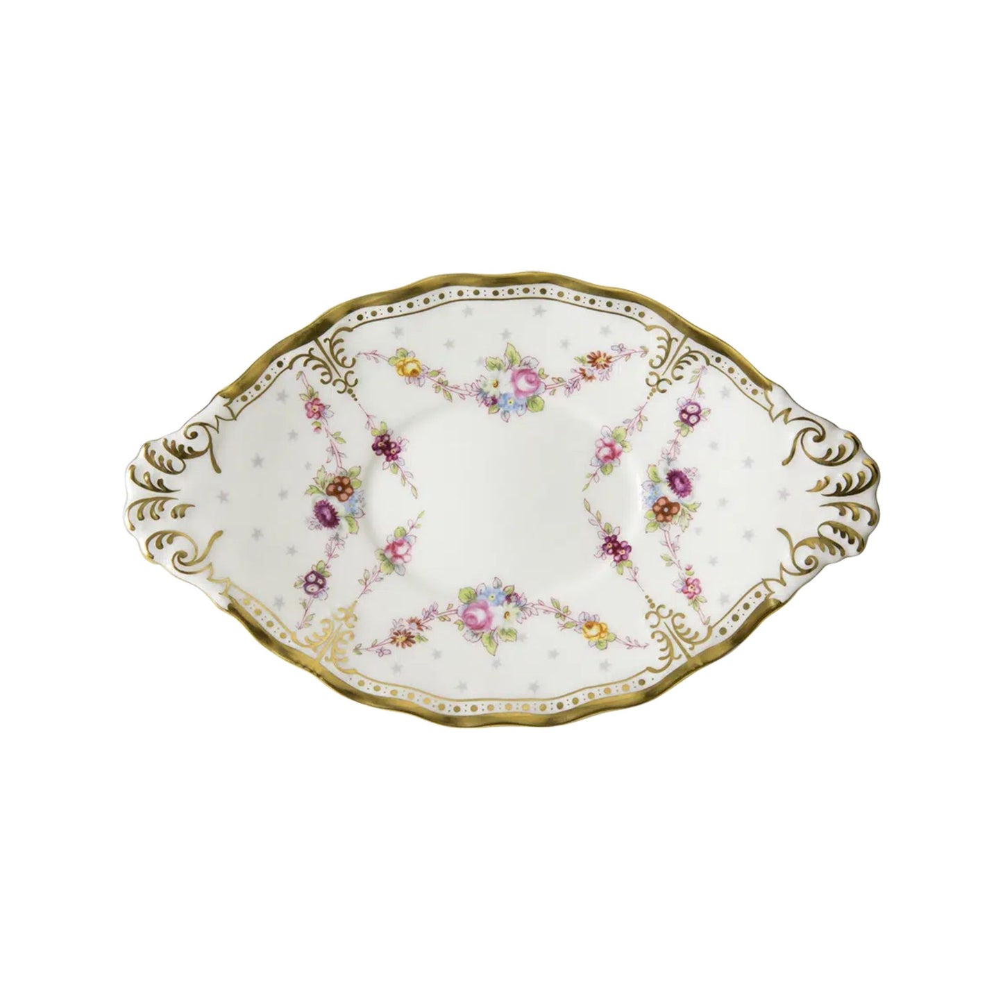 Royal Antoinette Sauce Boat & Stand