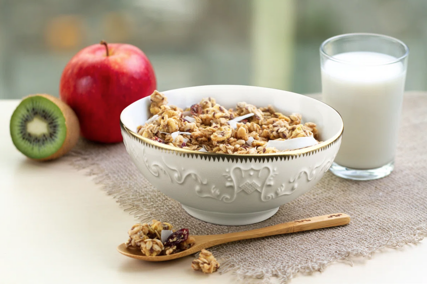 Simply Anna White & Gold - Cereal Bowl