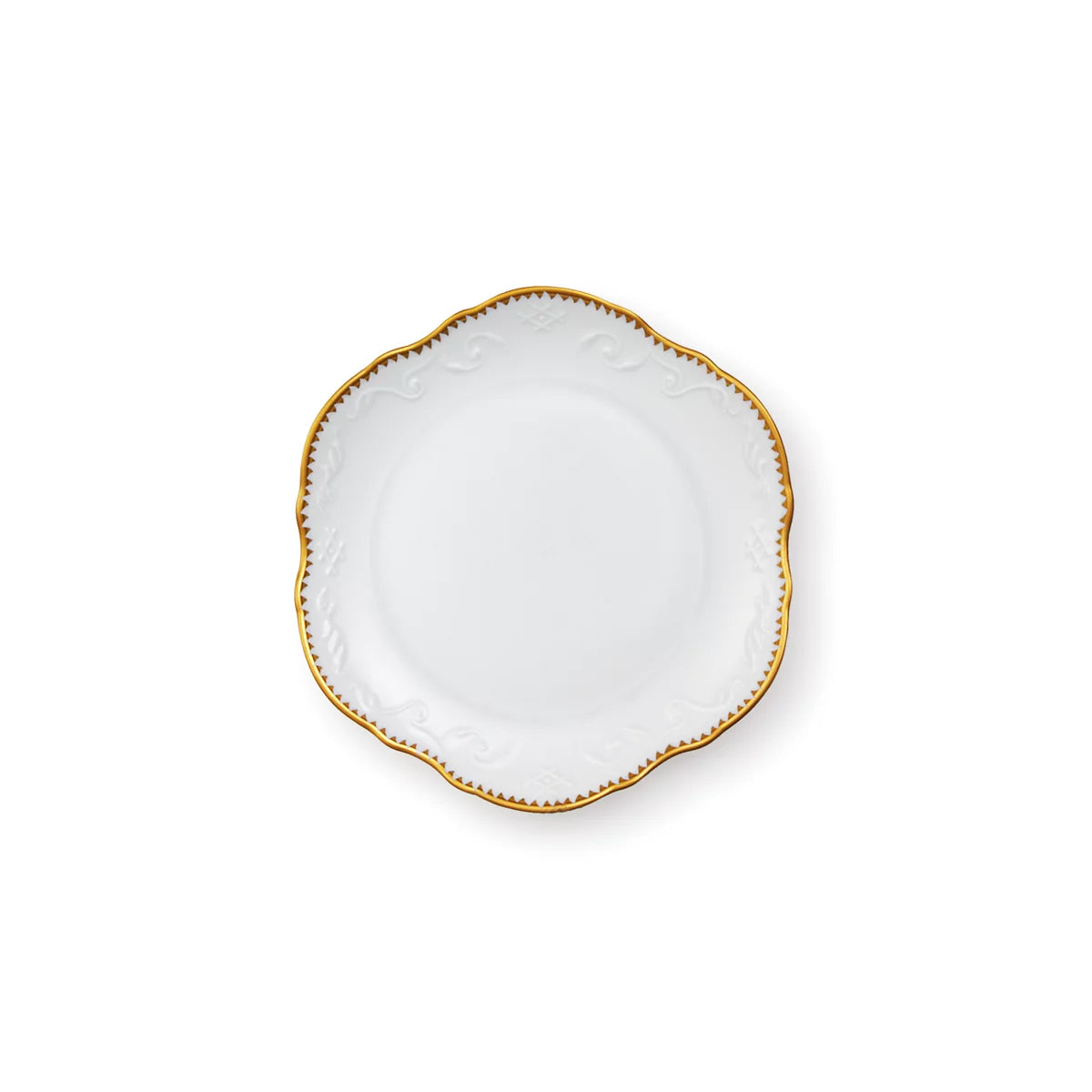 Simply Anna White & Gold - Bread & Butter Plate