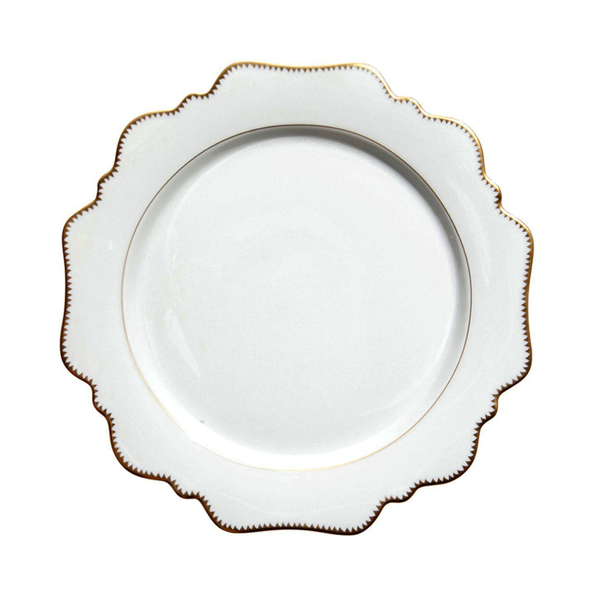 Antique White Dinner Plate