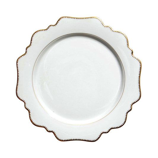 Antique White Dinner Plate