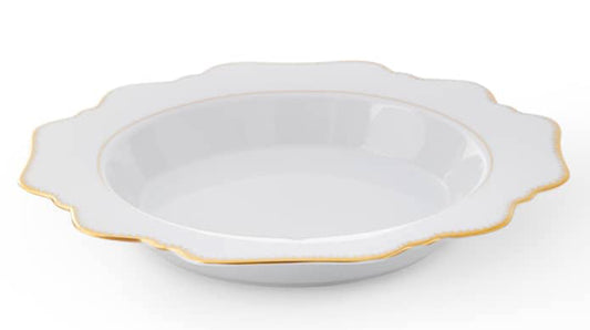 Antique White Rim Soup