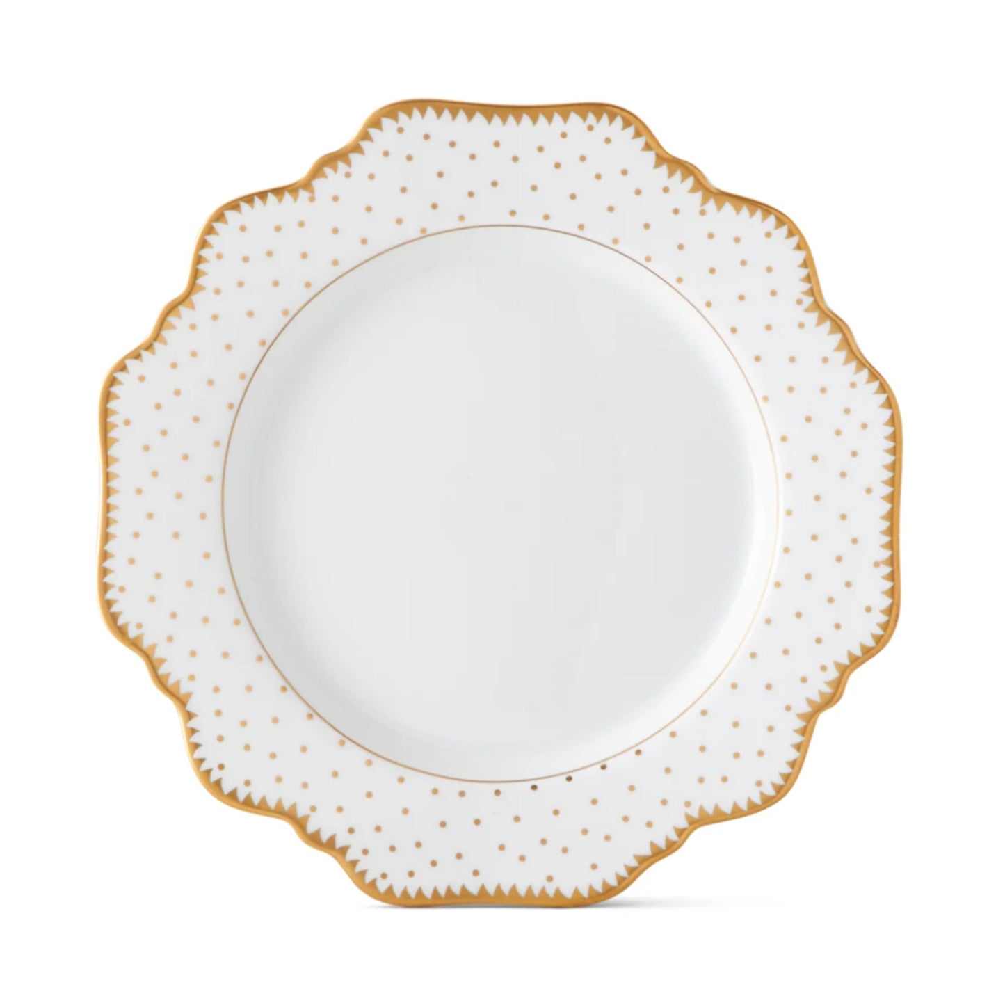 Antique Polka Dinner Plate