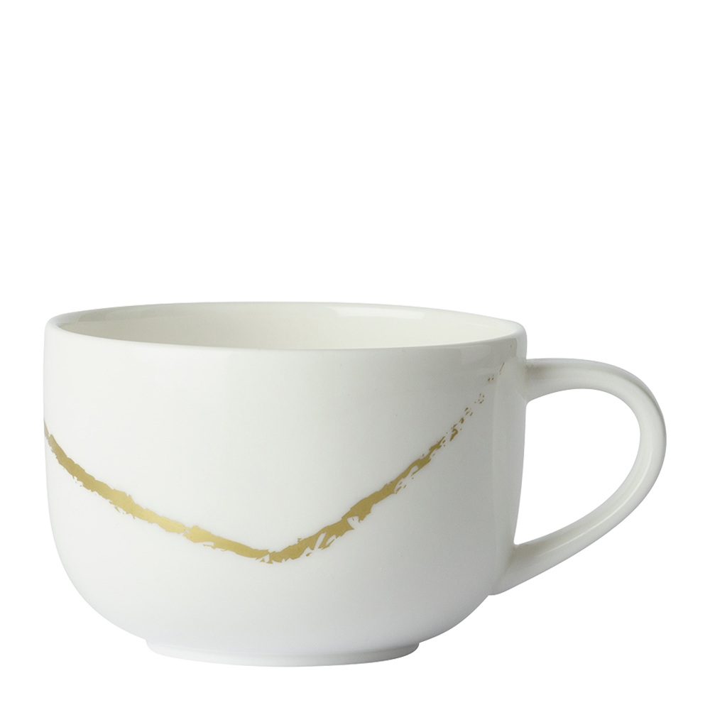 Sketch Chalk Breakfast Cup & Saucer