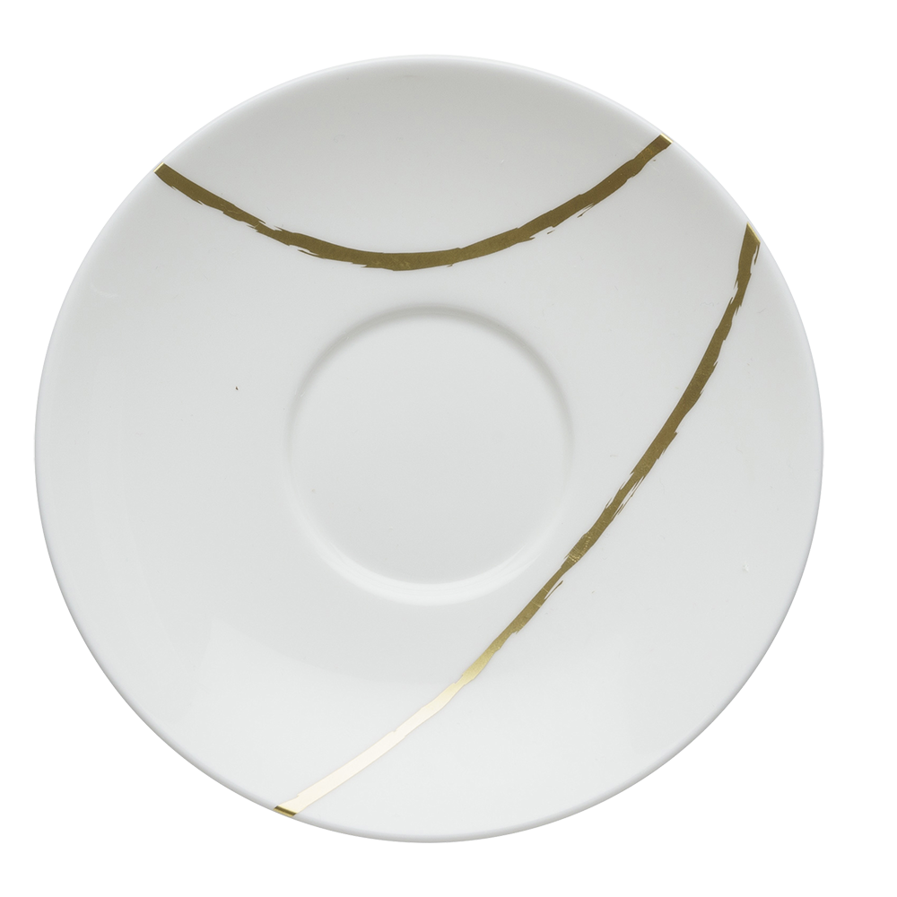 Sketch Chalk Breakfast Cup & Saucer