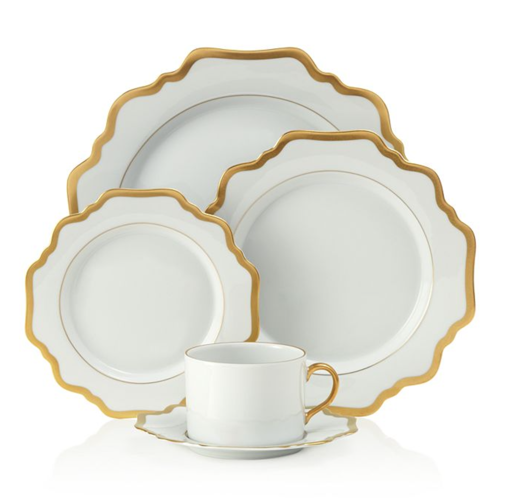 Anna's Palette White Bread & Butter Plate