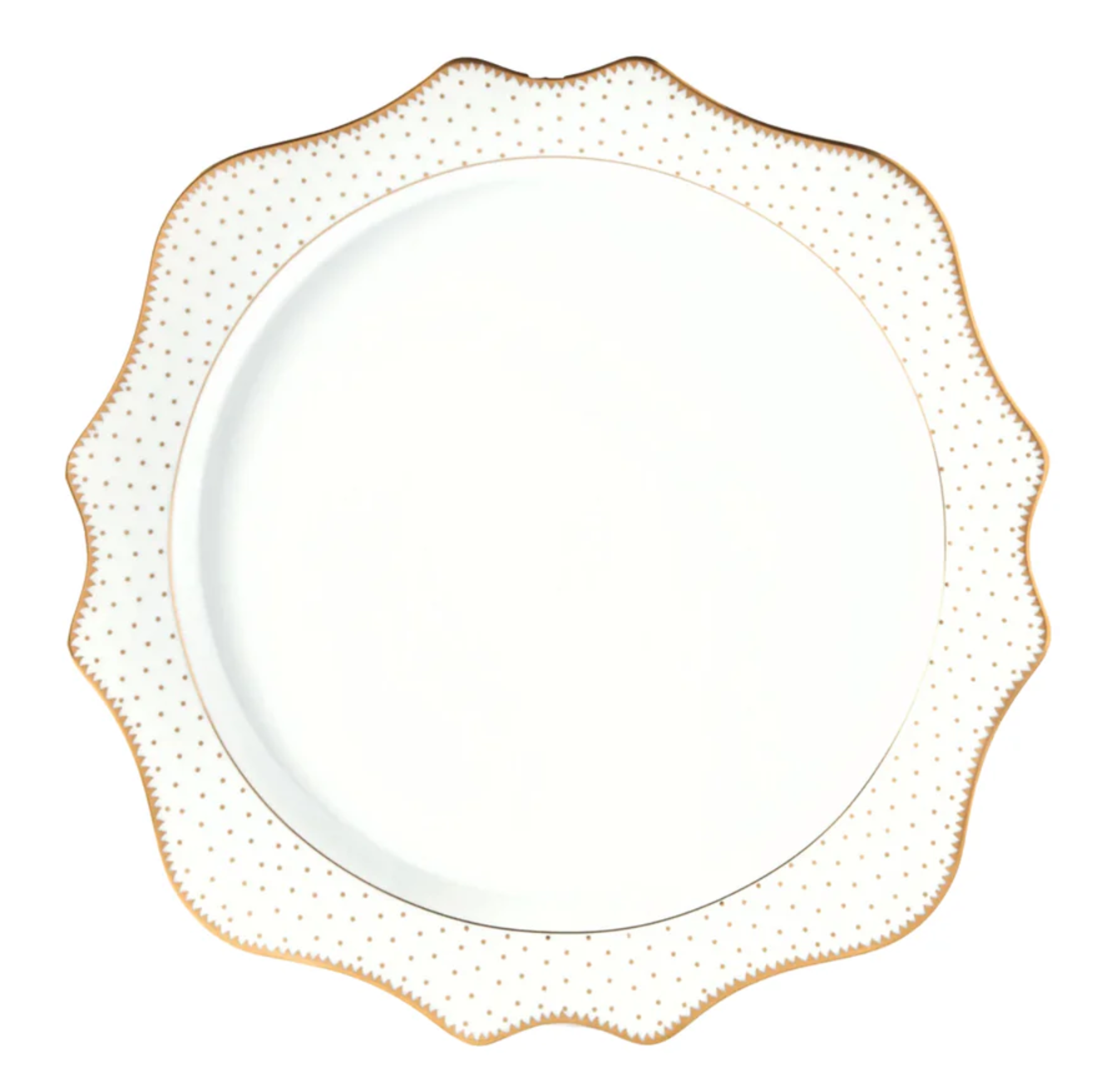 Antique Polka Charger