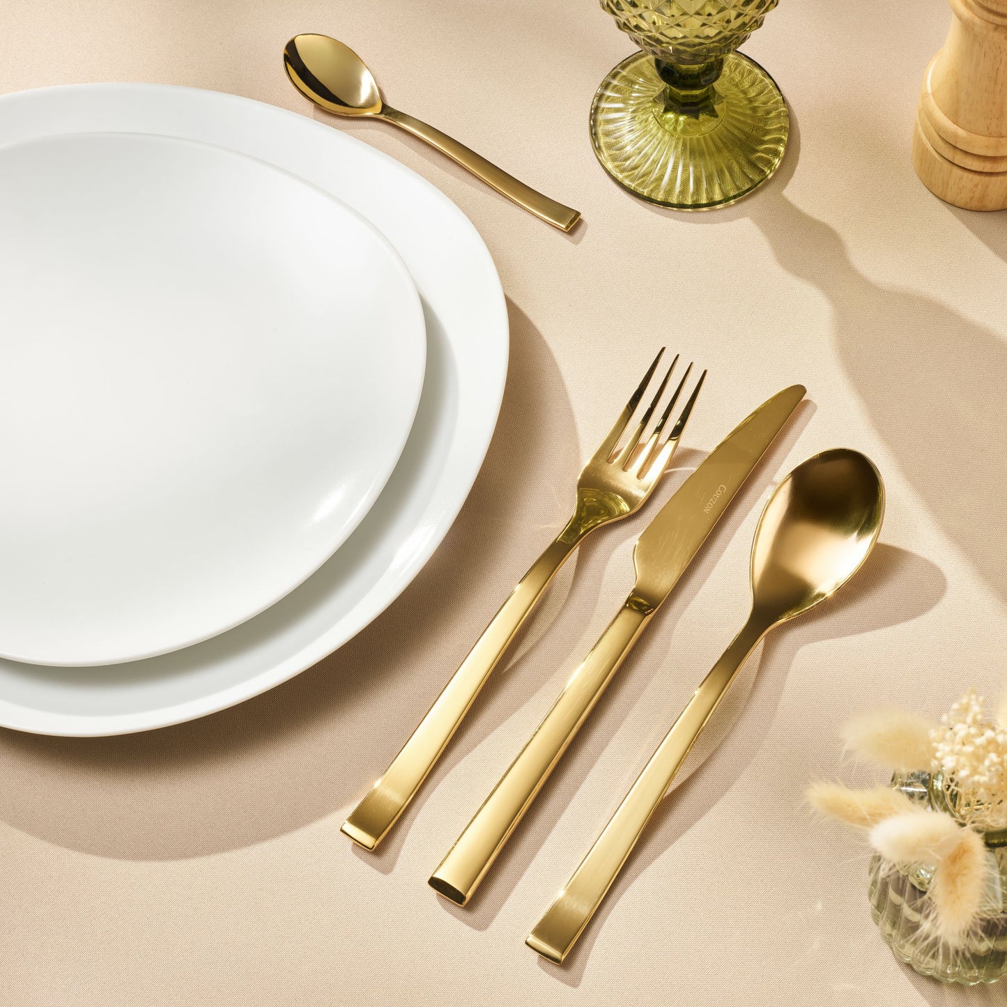 Side PVD Finish - 5 Piece Place Setting