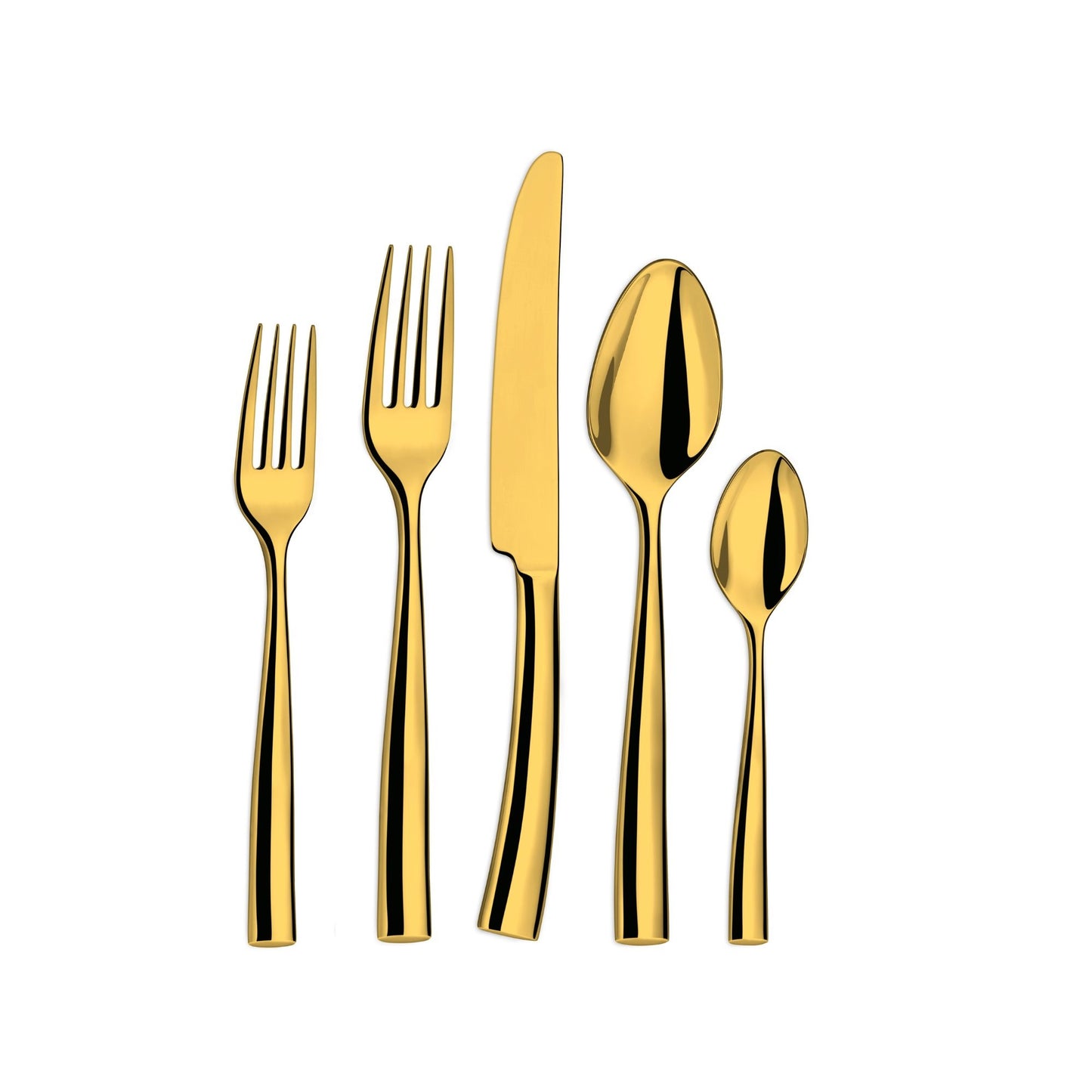 Silhouette PVD Finish - 5 Piece Place Setting