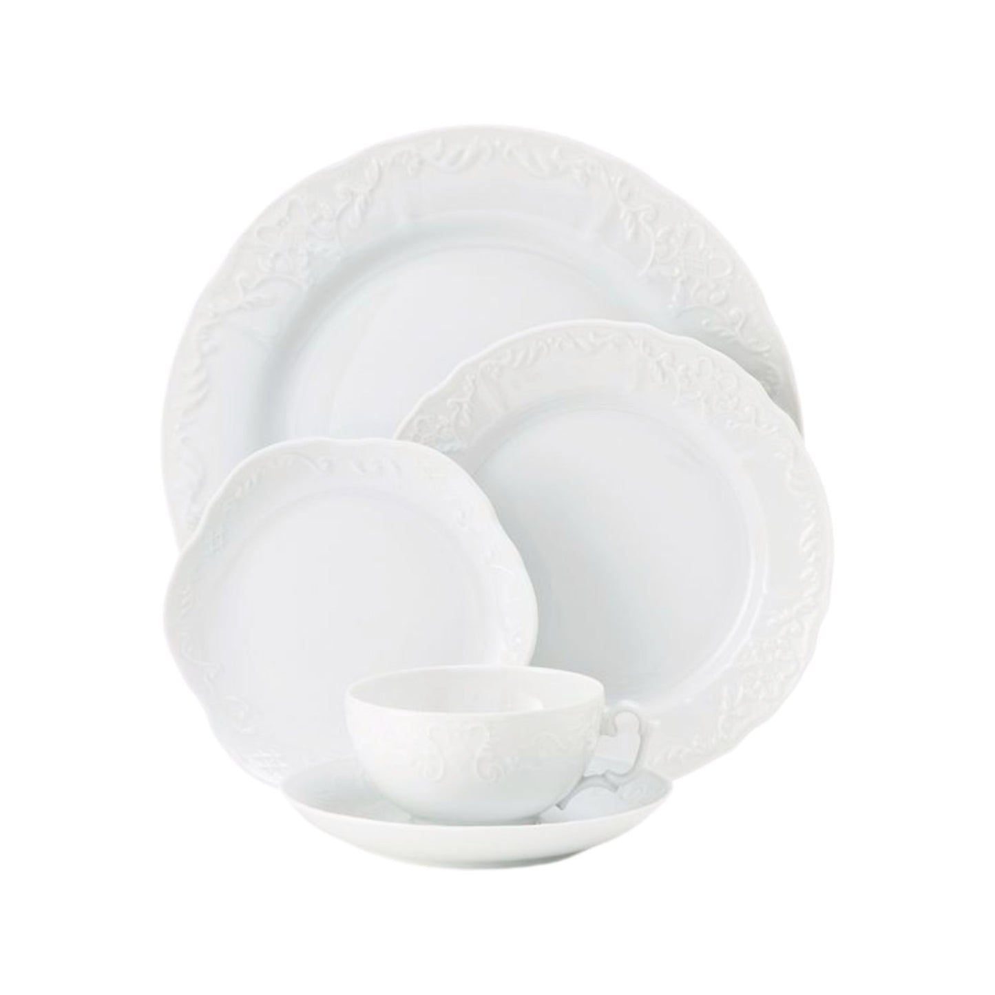 Simply Anna White Bread & Butter Plate