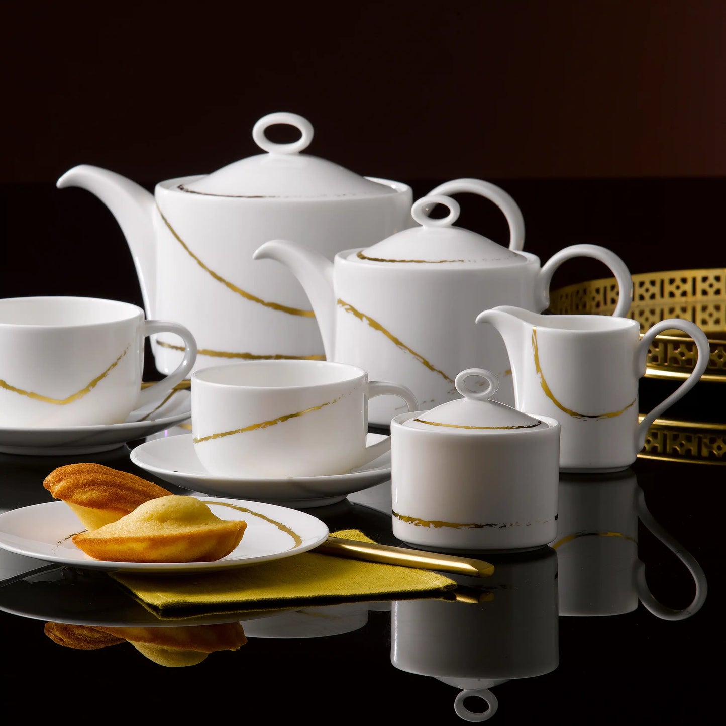 Sketch Chalk Breakfast Cup & Saucer