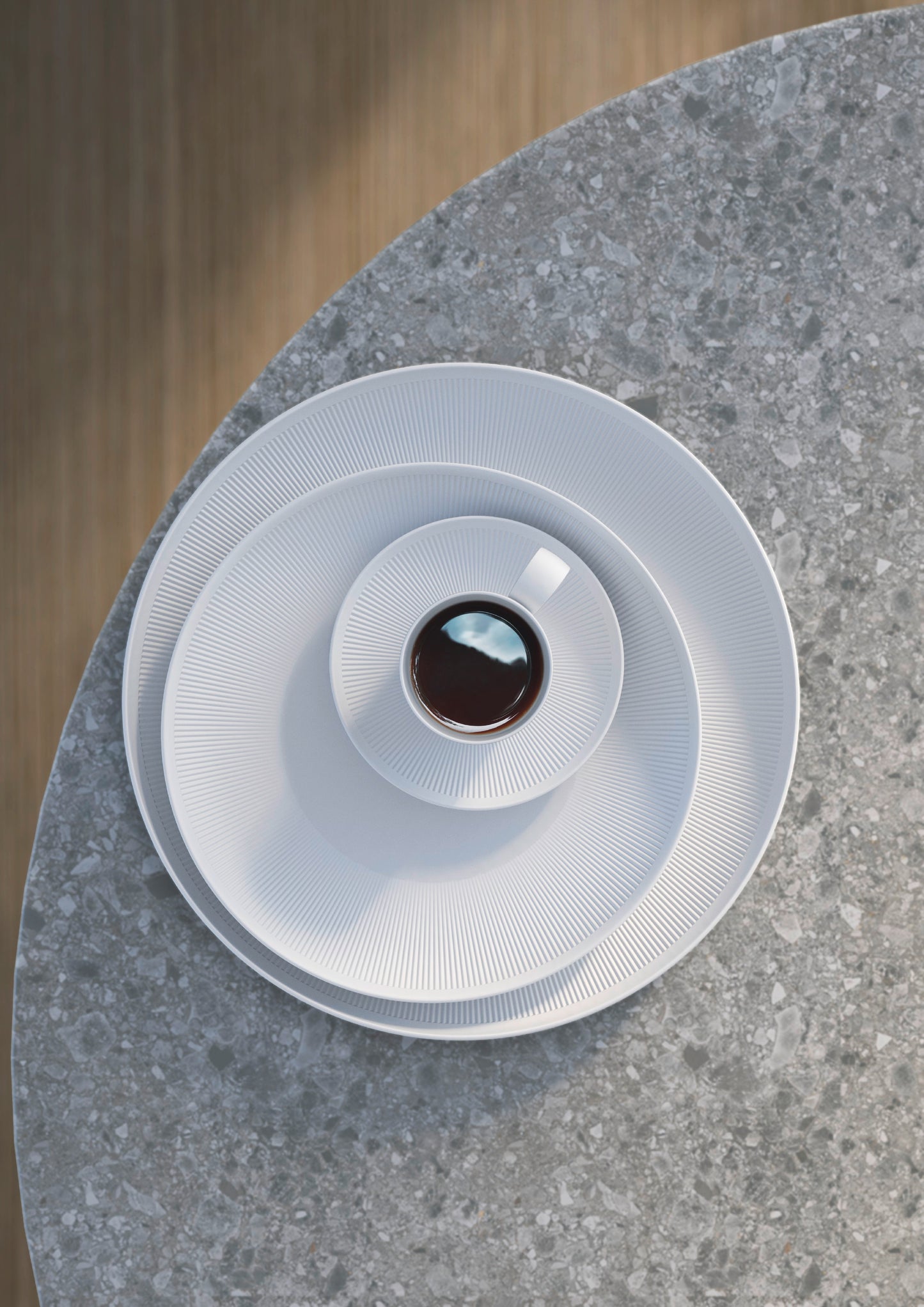 Stella Satin White Dinner Plate, Coupe
