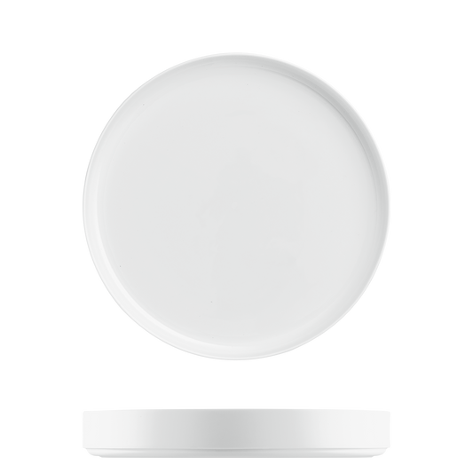 Datum Satin White Flat Bowls