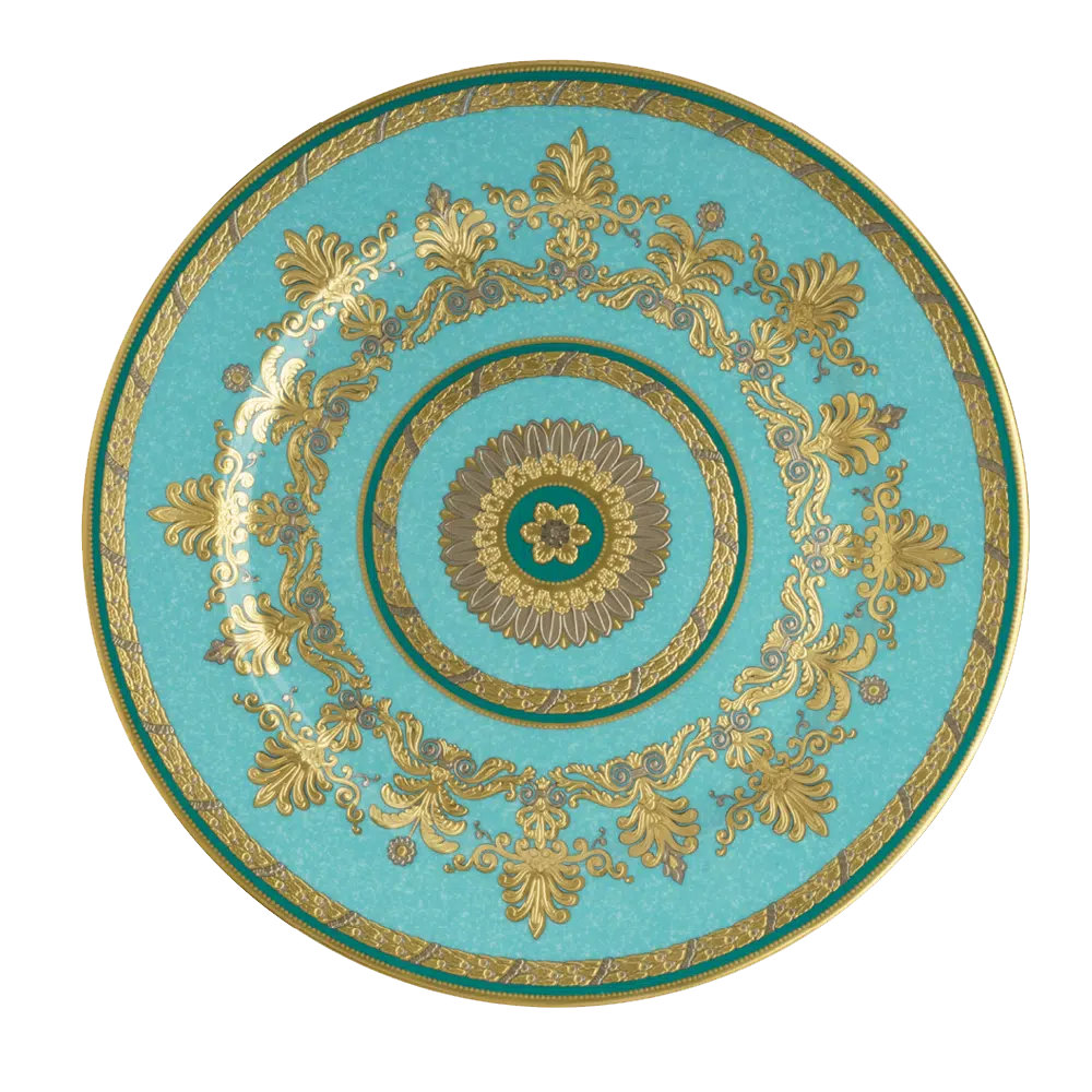 Turquoise Palace Buffet Plate