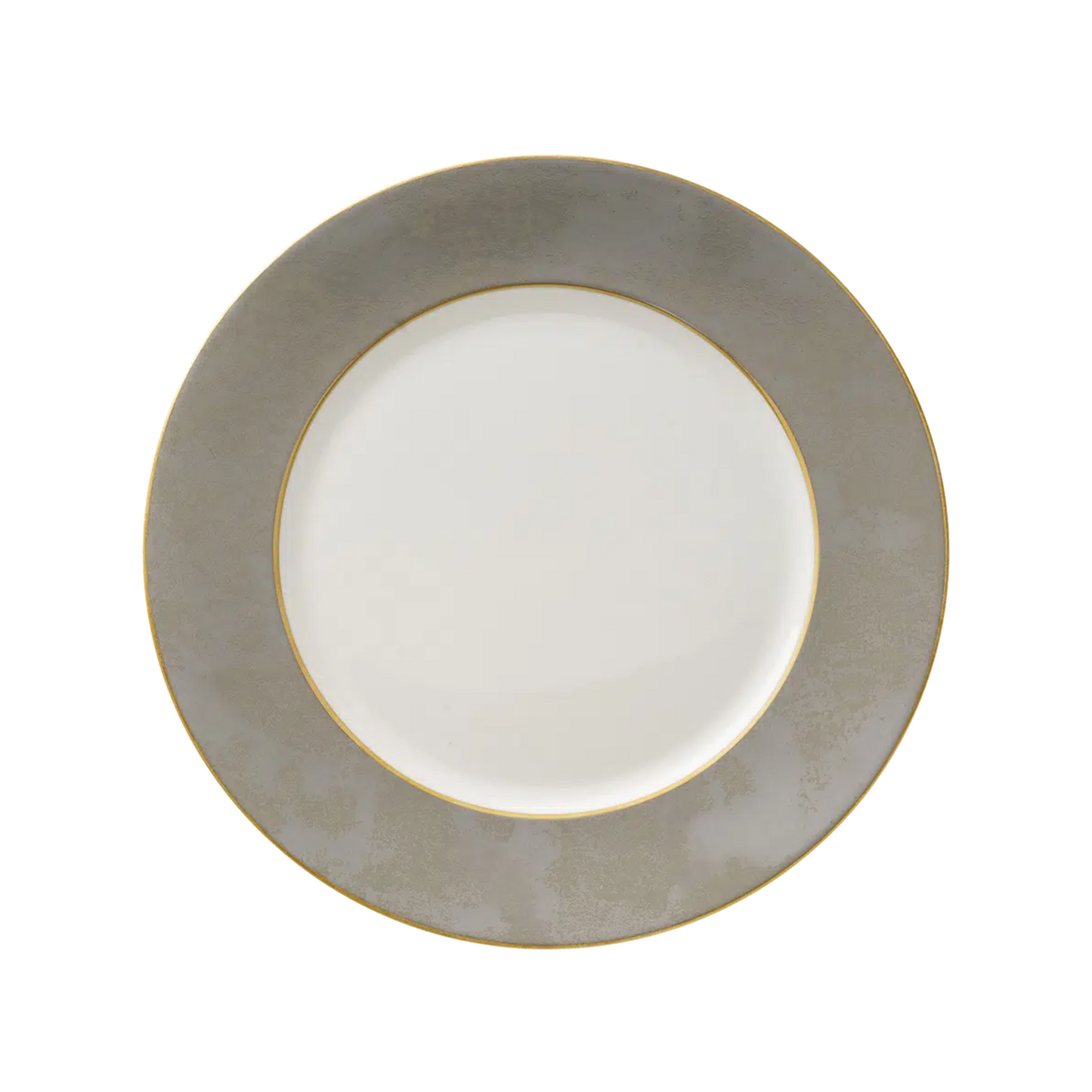 Crushed Velvet Grey Dinner Plate