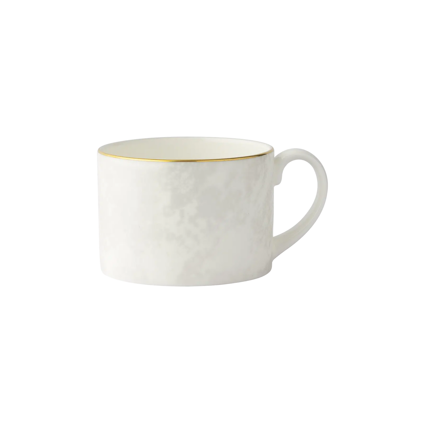 Crushed Velvet Pearl Tea Cup & Saucer