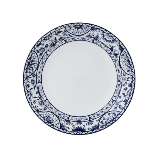 Victoria's Garden Blue Dinner Plate