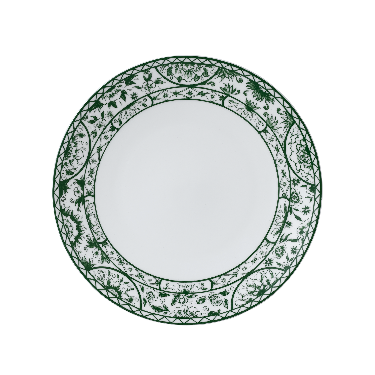 Victoria's Garden Green Dinnerware