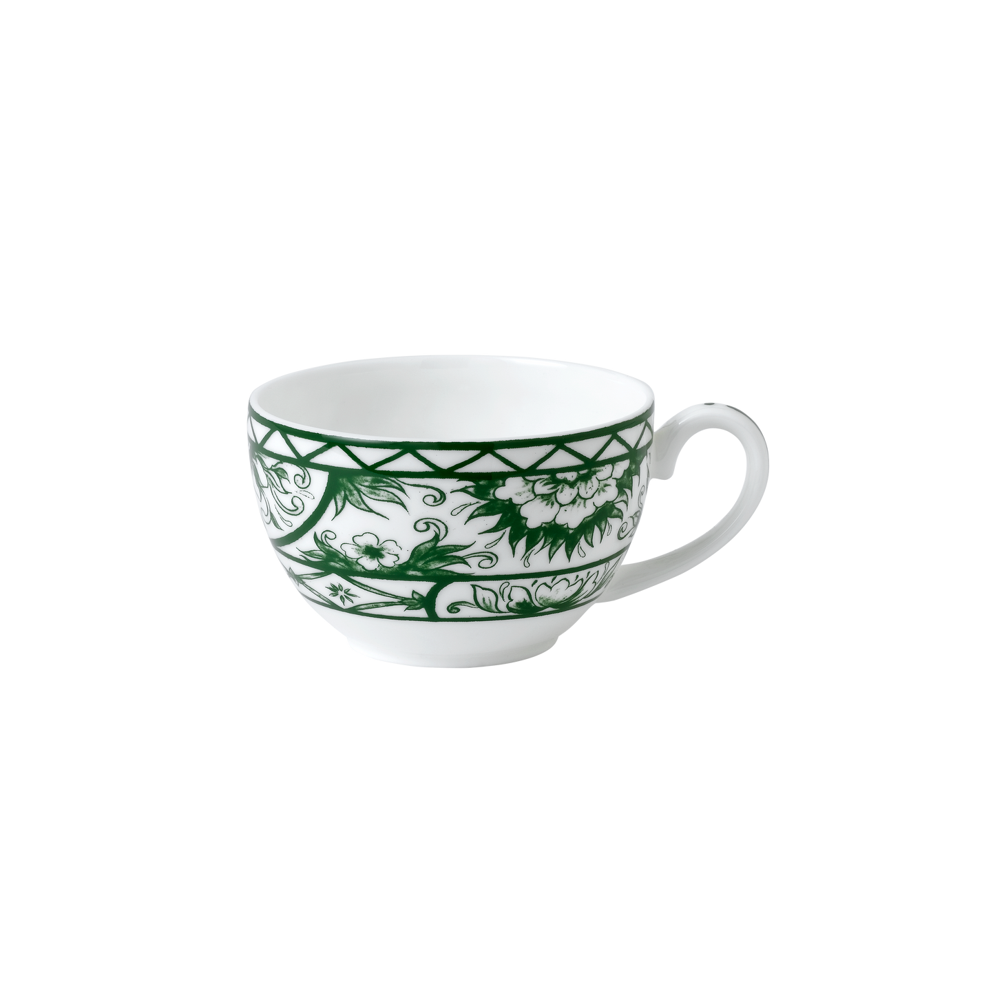 Victoria's Garden Green Tea Cup & Saucer
