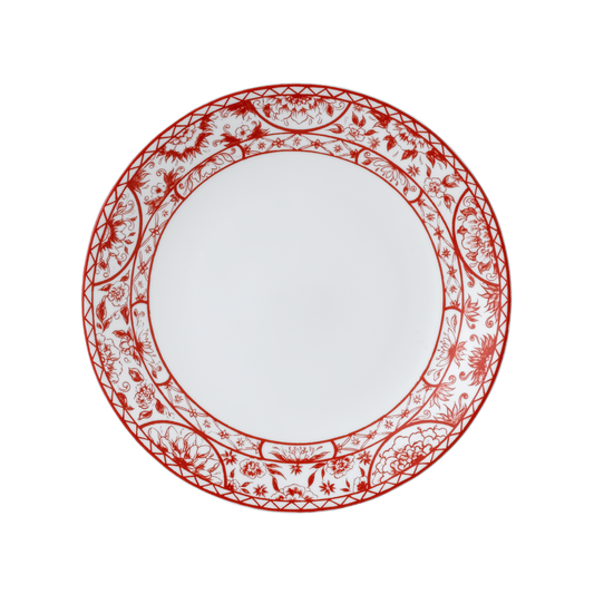 Victoria's Garden Red Dinner Plate