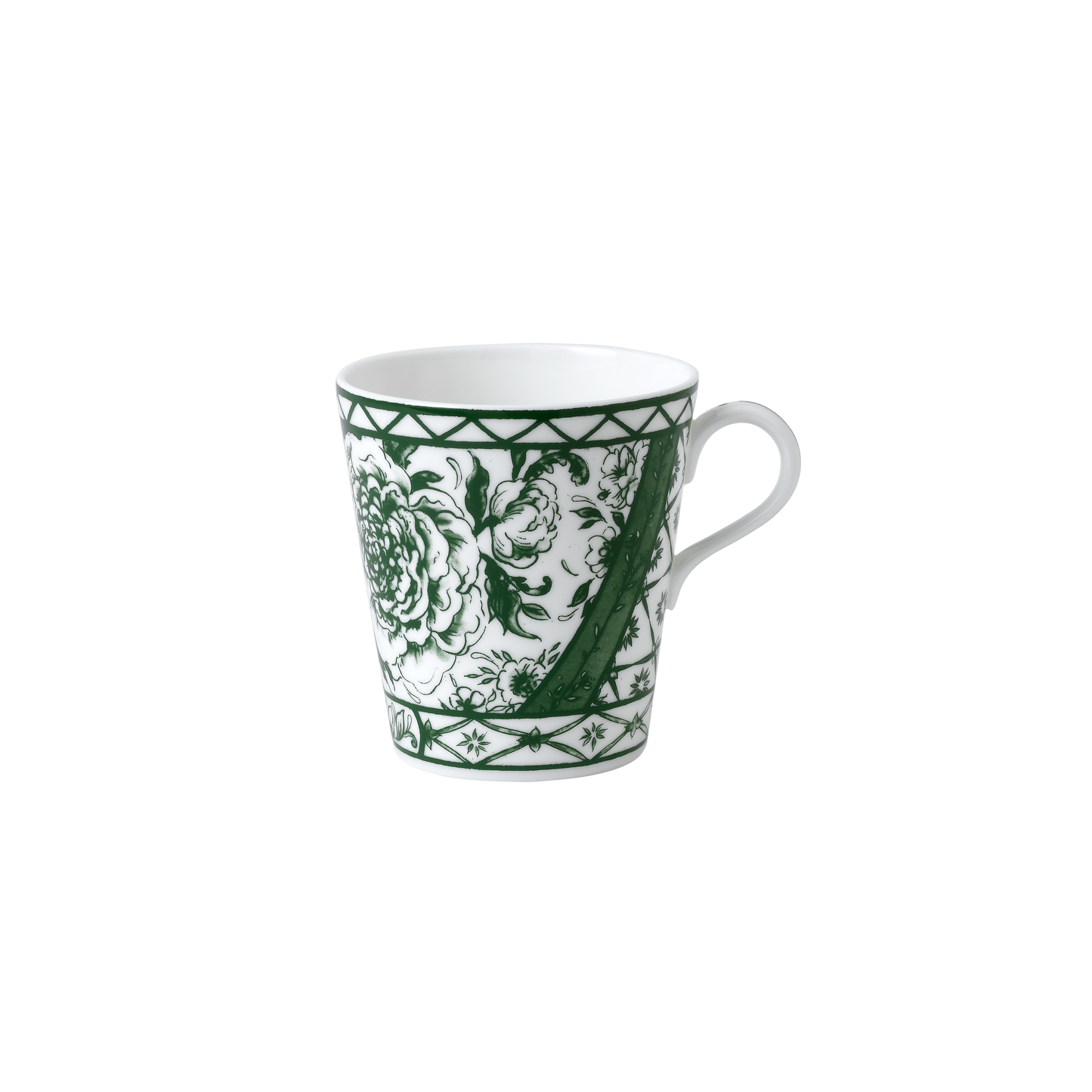 VICTORIA'S GARDEN GREEN DRINKWARE