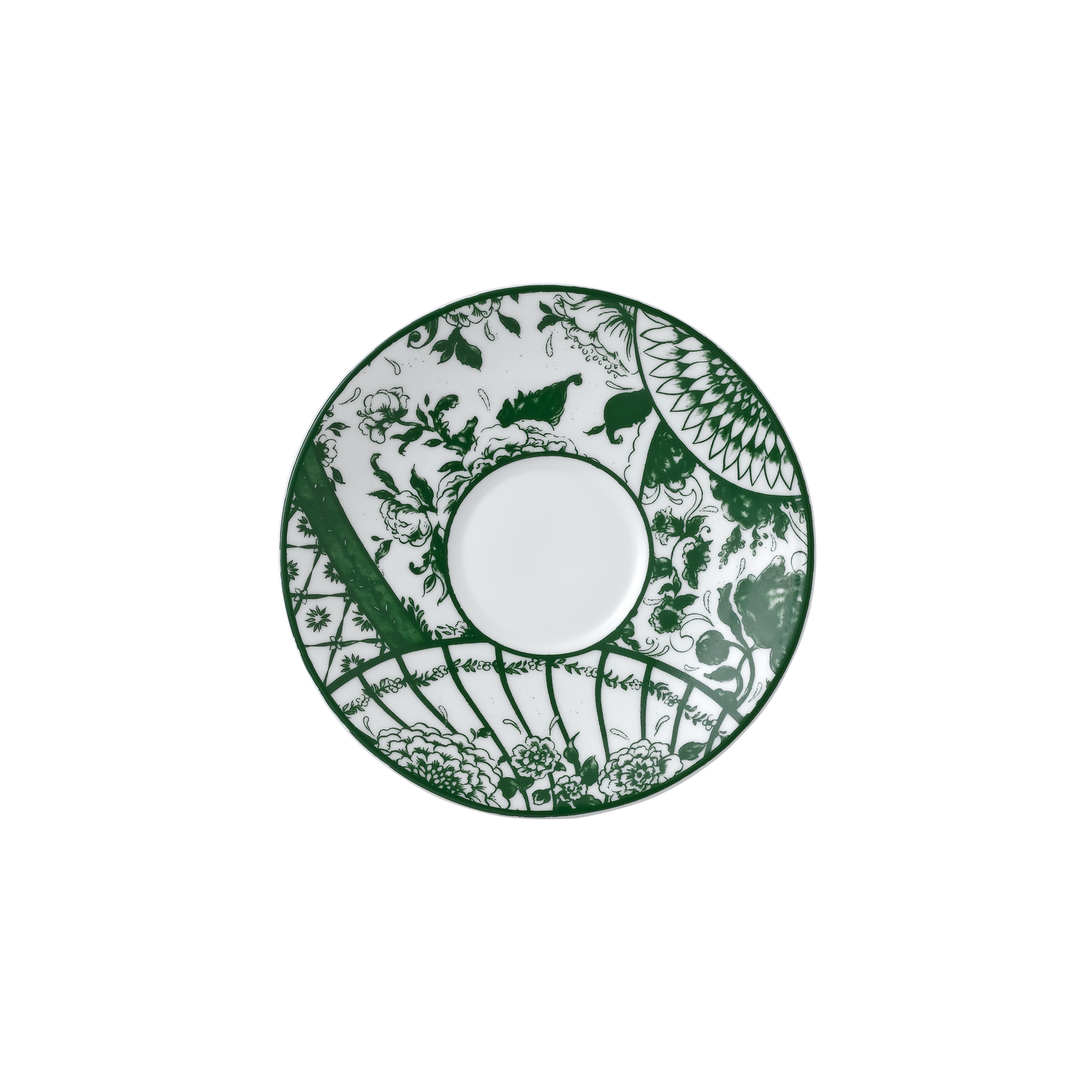 VICTORIA'S GARDEN GREEN DRINKWARE