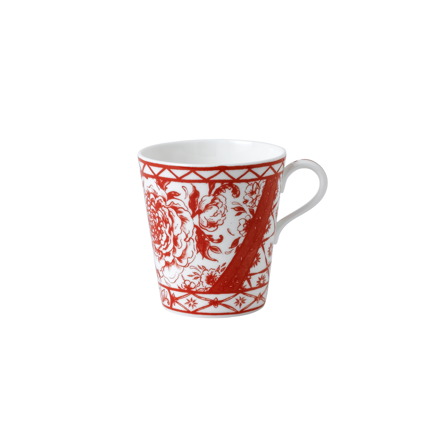 Victoria's Garden Red Mug