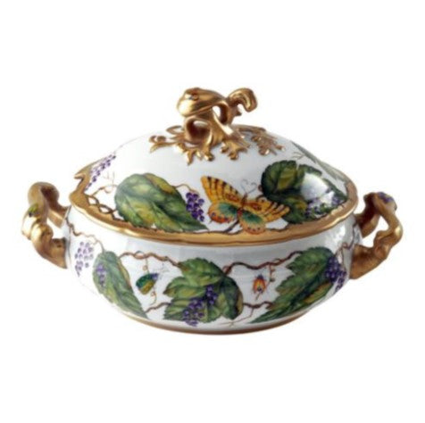 Exotic Butterflies Hand Painted Dinnerware
