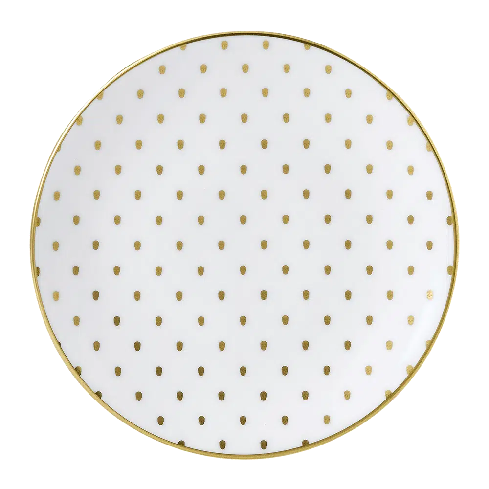 W1 White Salad (Dessert) Plate