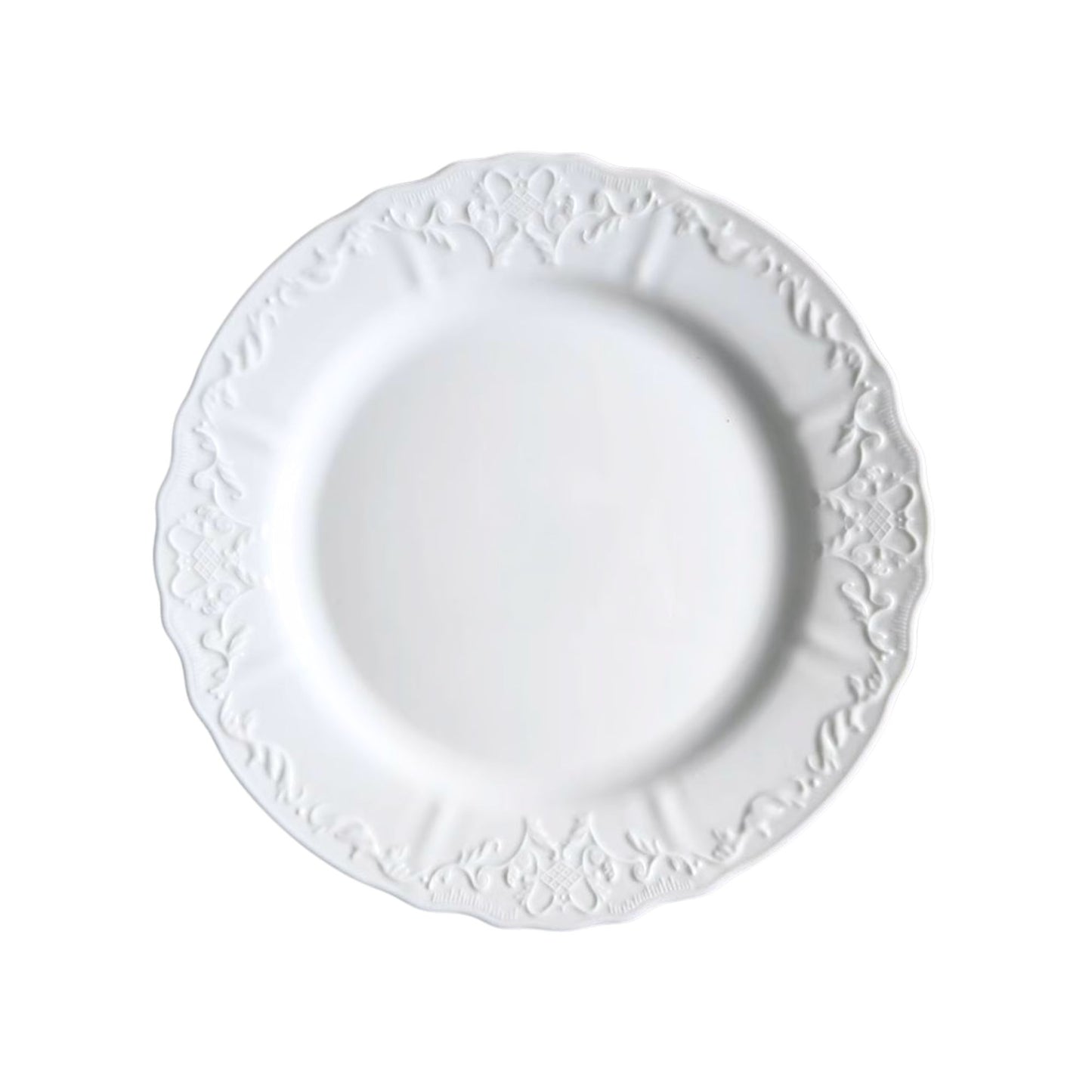 Simply Anna White Dinner Plate