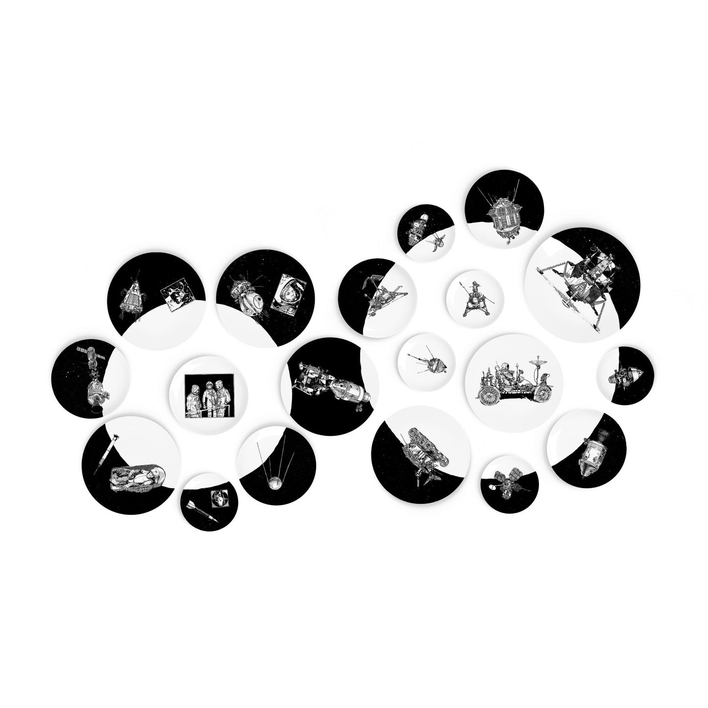 WALL PLATES - THE SPACE ODYSSEY