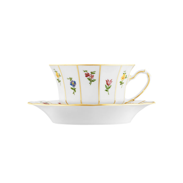 Mille Fleurs Tea Cup & Saucer
