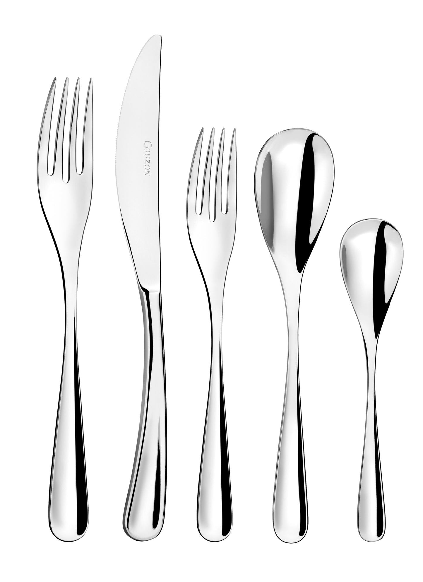 Eole Stainless Steel - 5 Piece Place Setting