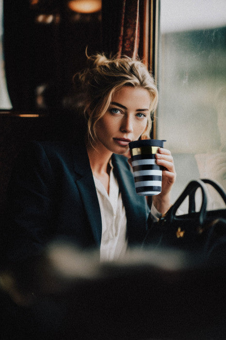 My Companion - Coffee To-Go, Cross Stripes