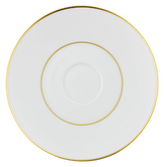 Oro Cream Soup Bowl and Saucer